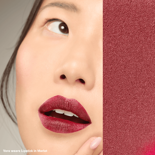 Gerard Cosmetics Gerard Cosmetics Merlot Lipstick - Highly Pigmented Vampy Wine Red Traditional Bullet Lip Stick With A Satin Finish