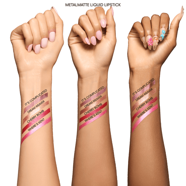 Gerard Cosmetics Gerard Cosmetics Metal Matte Metallic Liquid Lipstick. Long Wear Comfortable . Where's Ken - Pink Metallic