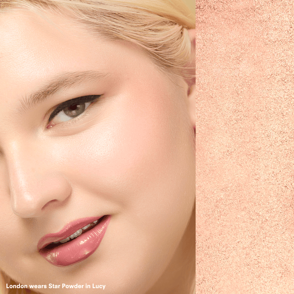 Gerard Cosmetics Gerard Cosmetics Star Powder Lucy Rose Gold Highlighter For Dewy Glowing Skin