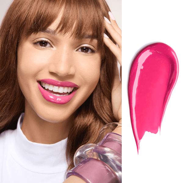 Gerard Cosmetics Gerard Cosmetics Supreme Lip Creme Creamy Liquid Lip Stick Gloss Finish . Electric Rose - Bright Pink