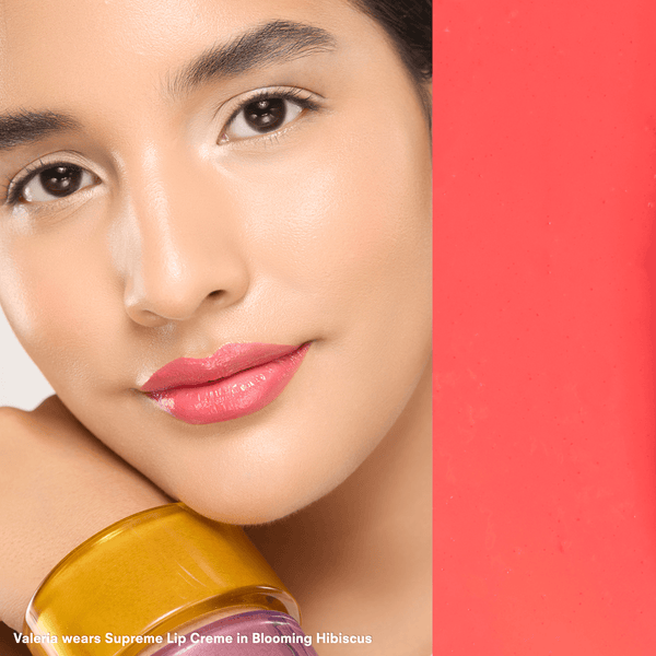 Gerard Cosmetics Gerard Cosmetics Supreme Lip Creme Creamy Liquid Lip Stick Gloss Finish . Blooming Hibiscus- Bright Coral