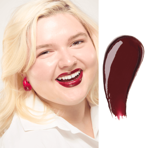 Gerard Cosmetics Gerard Cosmetics Supreme Lip Creme Creamy Liquid Lip Stick Gloss Finish . Man-eater- Vampy Red