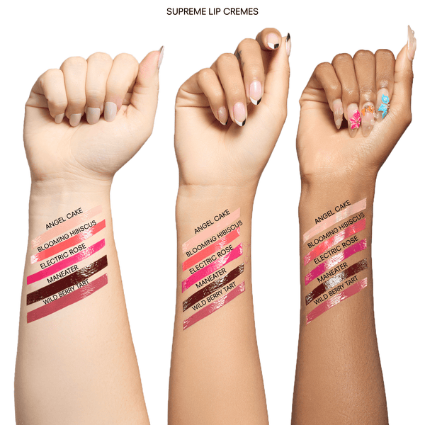 Gerard Cosmetics Gerard Cosmetics Supreme Lip Creme Creamy Liquid Lip Stick Gloss Finish . Man-eater- Vampy Red