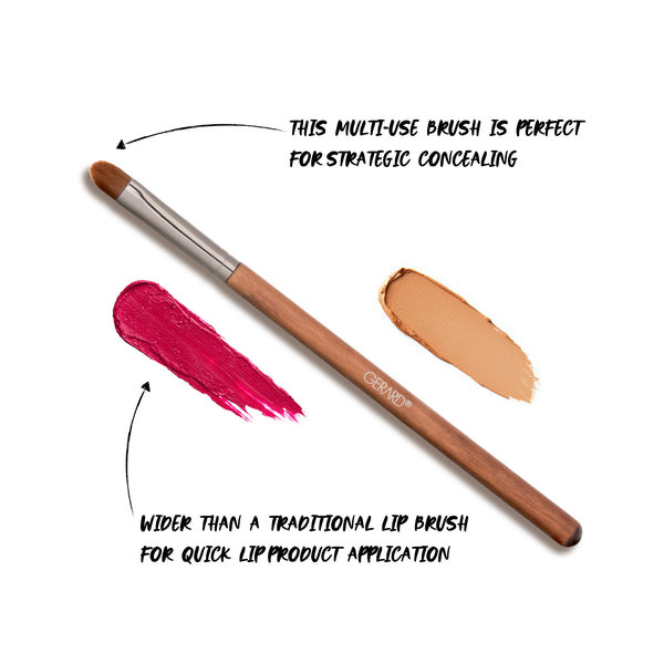 Gerard Cosmetics Precision Lip + Conceal Brush - E9 – Gerard Cosmetics