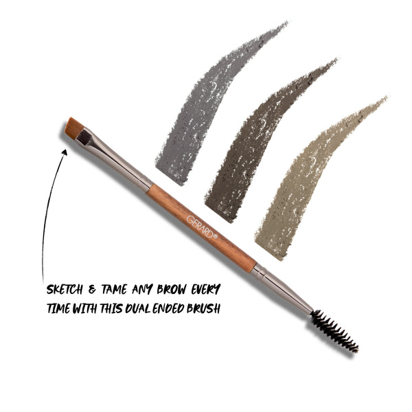 Gerard Cosmetics Sketch & Tame Brow Brush - E12 – Gerard Cosmetics