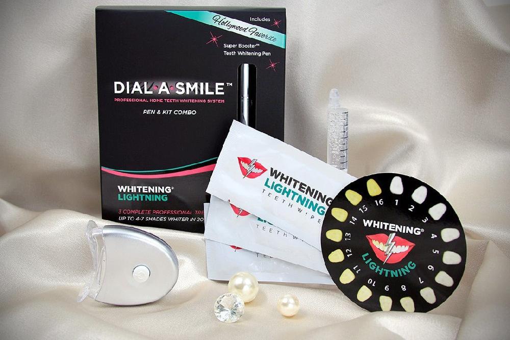Gerard Cosmetics Whitening Lightning Dial A Smile Sensitivity Free At Home Rapid Teeth Whitening Kit With LED Light – Gerard Cosmetics