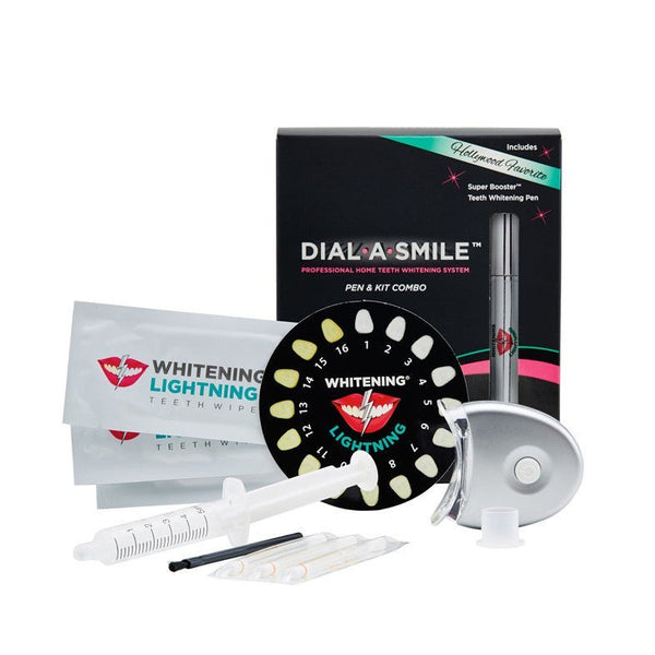 gerard cosmetics Whitening Lightning Dial a Smile Sensitivity Free at home rapid teeth whitening kit with bonus whitening pen – Gerard Cosmetics