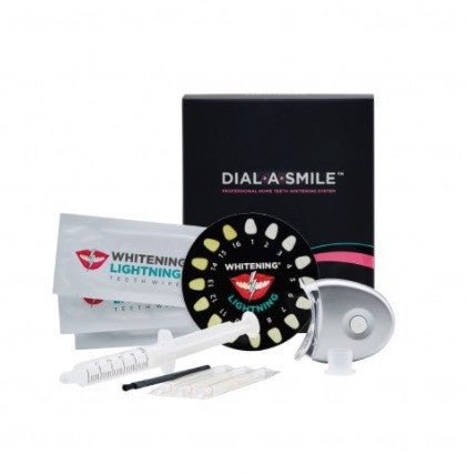 gerard cosmetics Whitening Lightning Dial a Smile Sensitivity Free at home rapid teeth whitening kit with LED light – Gerard Cosmetics