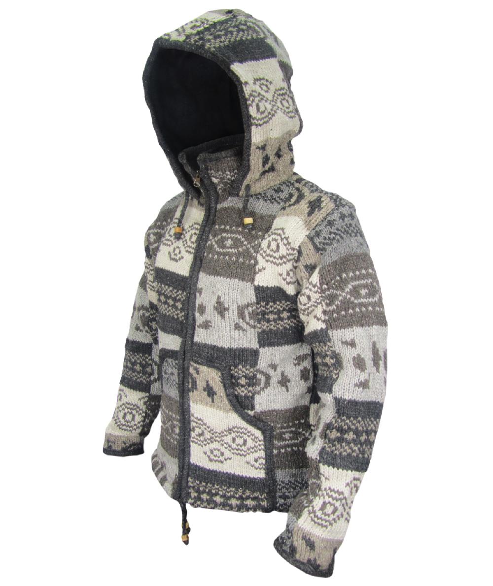 Gheri Aztec Patch Woolen Jumper