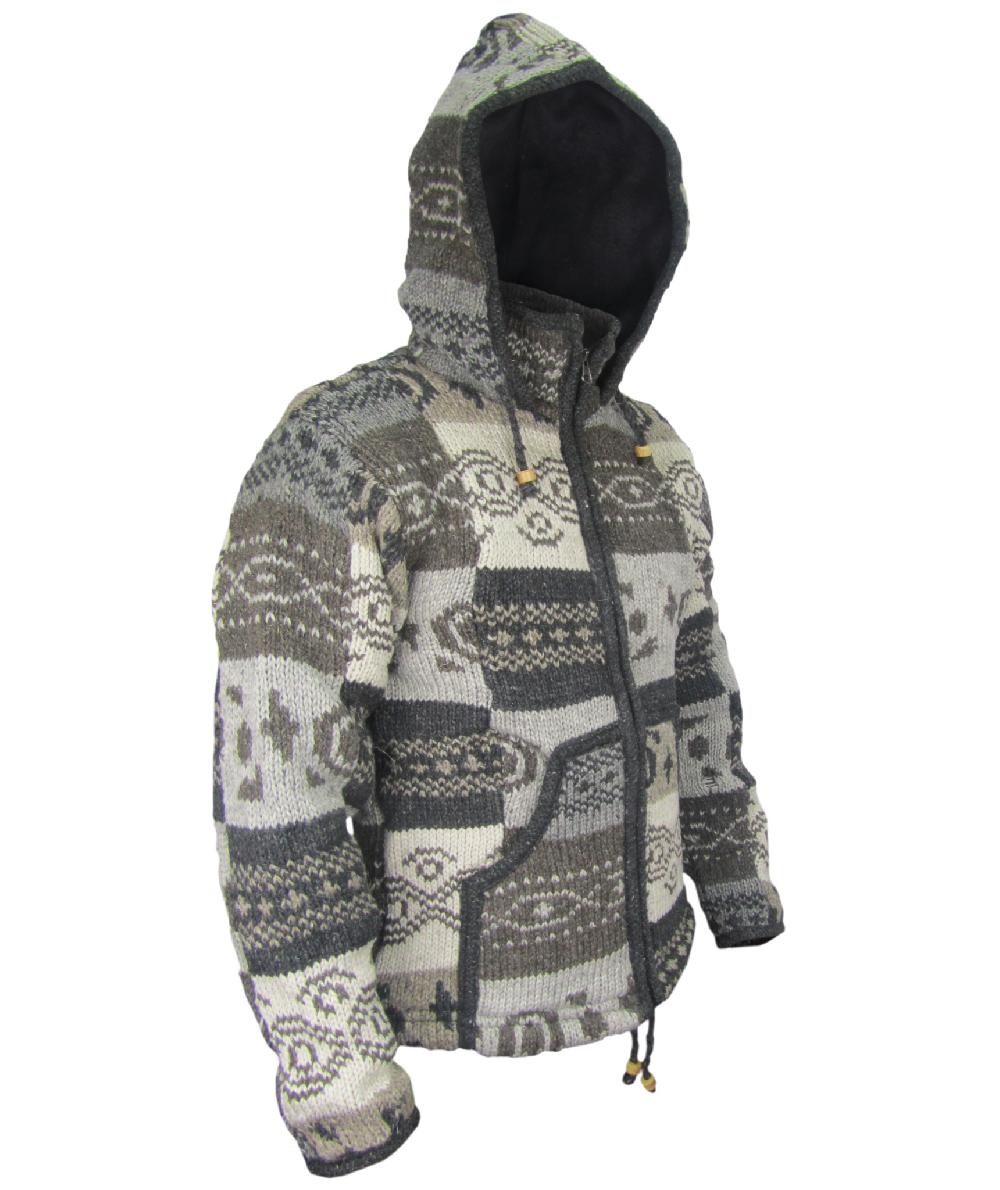 Gheri Aztec Patch Woolen Jumper