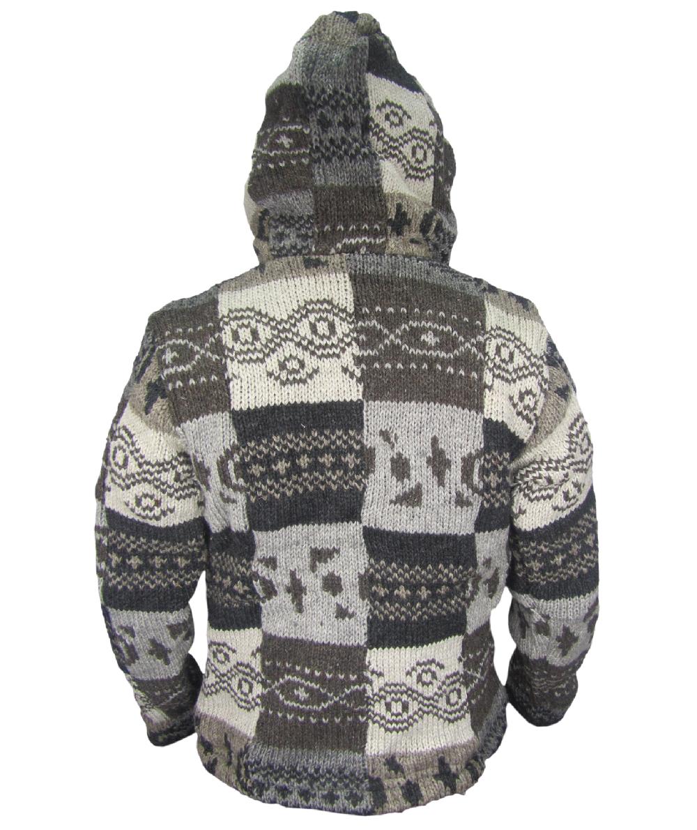 Gheri Aztec Patch Woolen Jumper