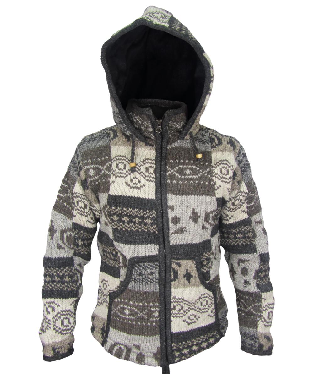 gheri Aztec Patch Woolen Jumper