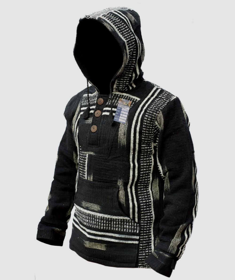 gheri Black White Gheri Baja Hoody