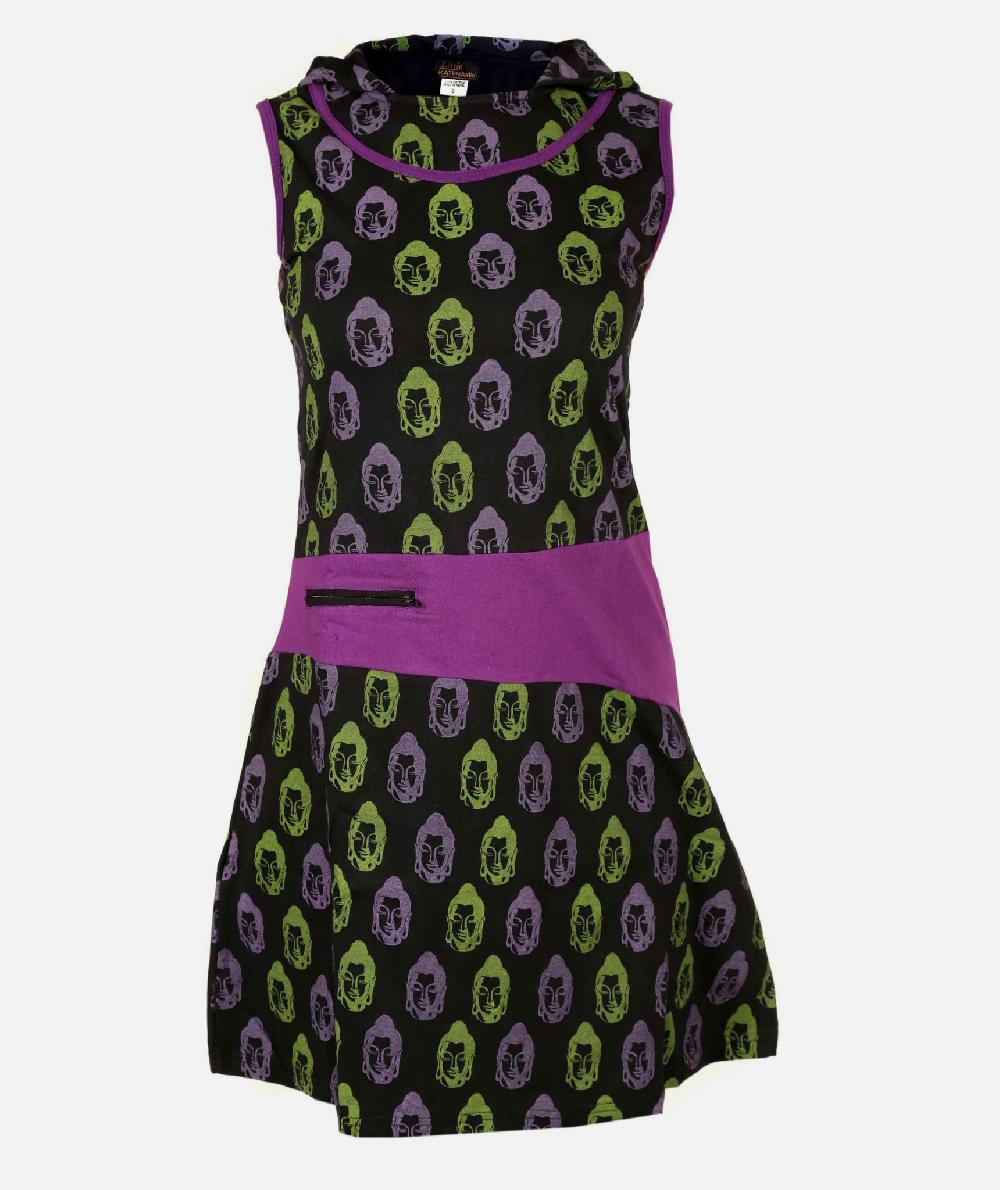 Gheri Buddhaprint Hoody Dress