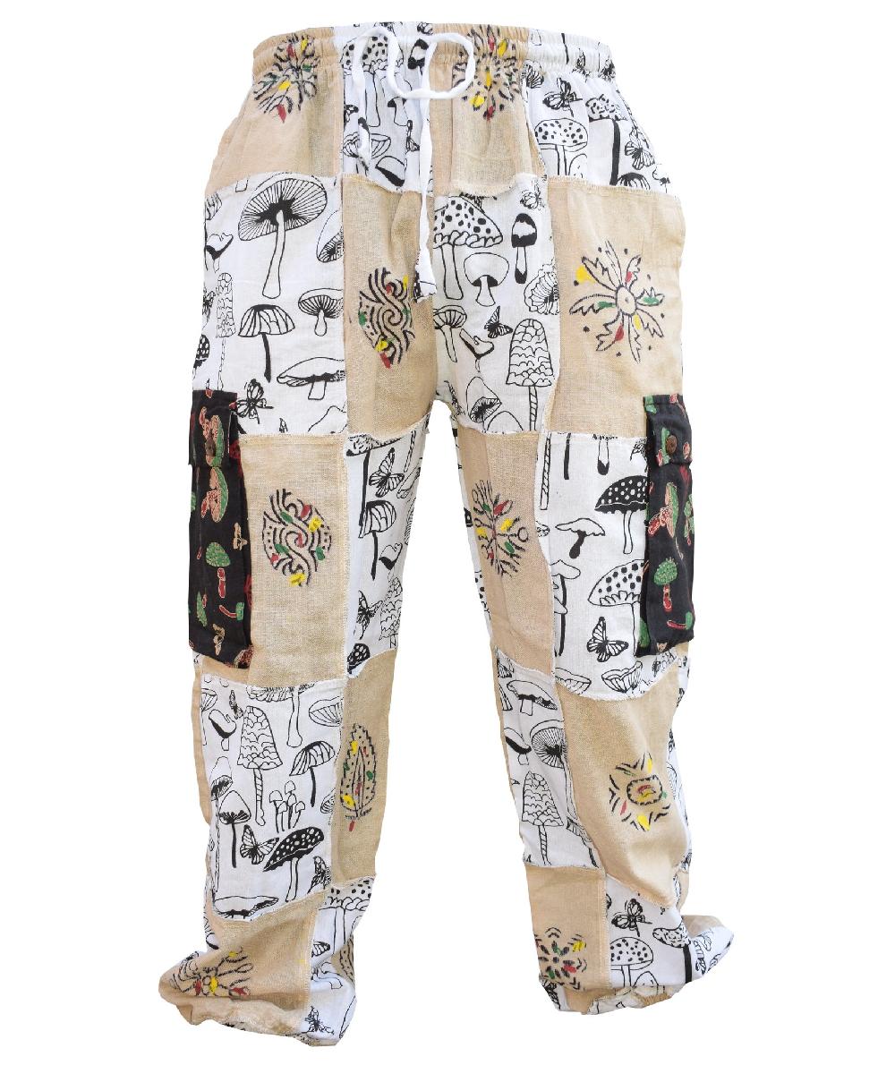 Gheri Butterfly Mushroom Print Trouser