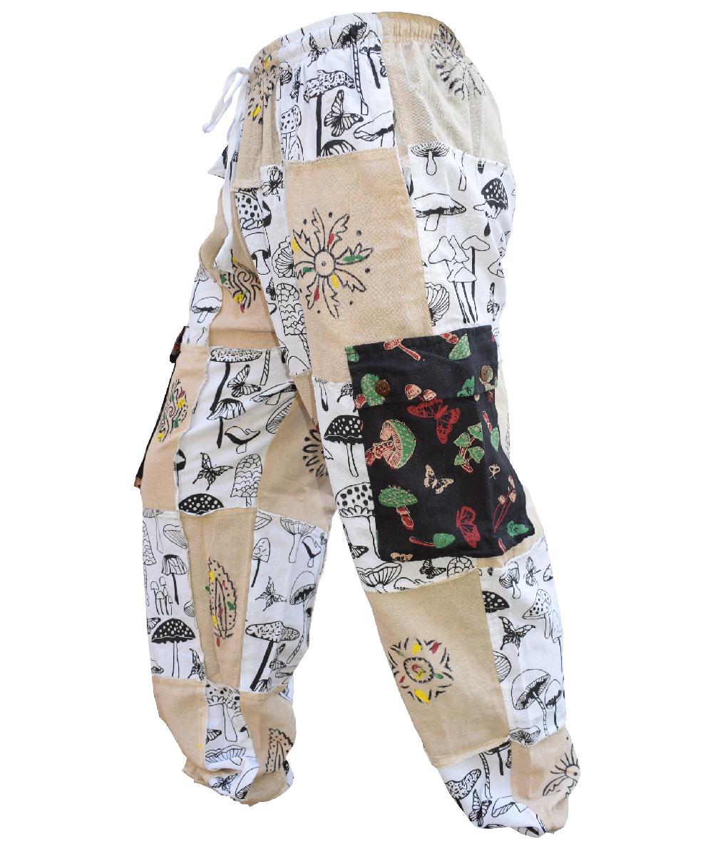 gheri Butterfly Mushroom Print Trouser