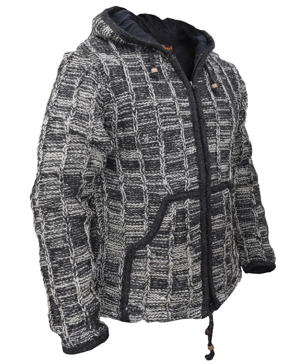 Gheri Charcoal Ribbed Wooly Jumper