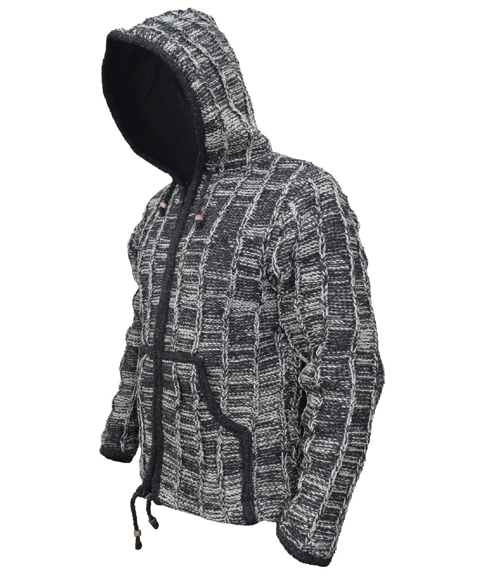 Gheri Charcoal Ribbed Wooly Jumper