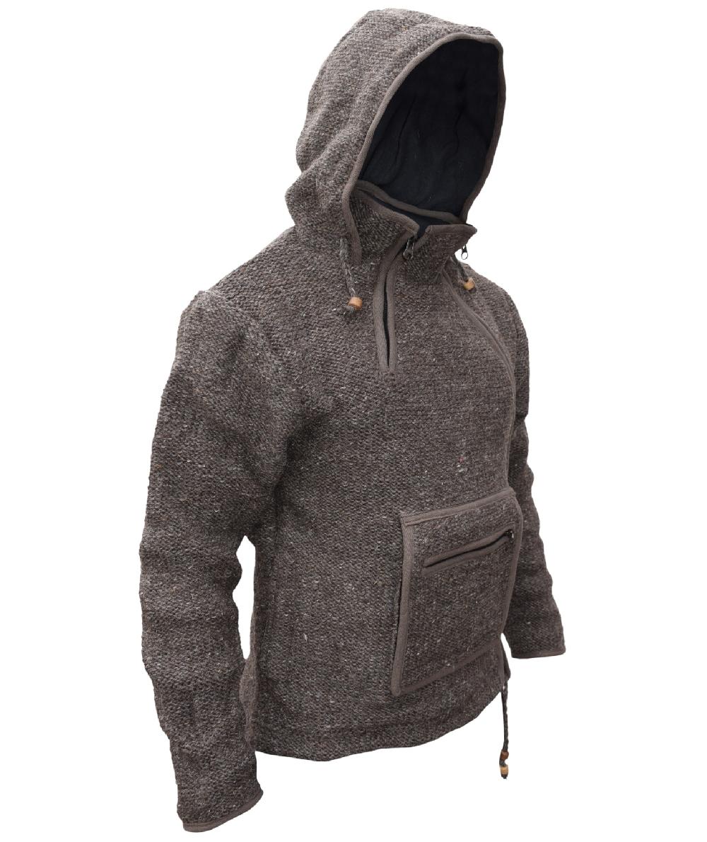 Gheri Charcoal Woolen Kangaroo Charcoal