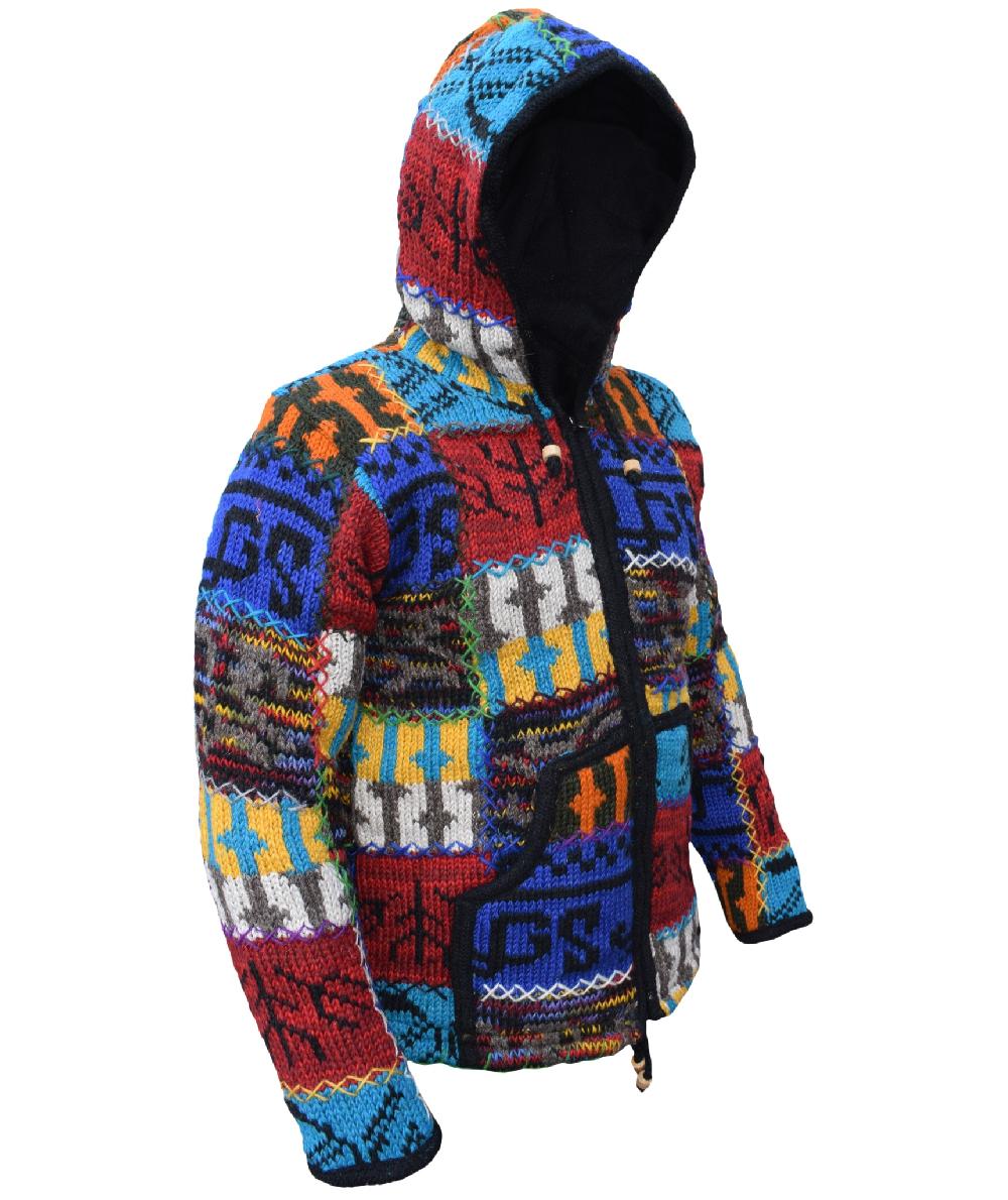 Gheri Dark Patch Woolen Jumper Bright Patch