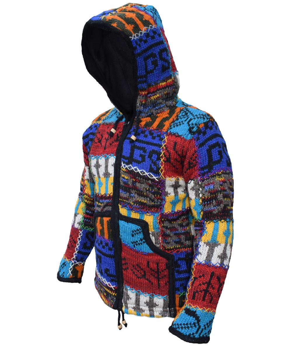 Gheri Dark Patch Woolen Jumper Bright Patch