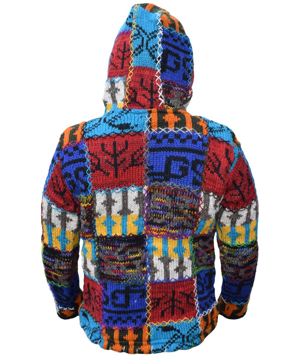 Gheri Dark Patch Woolen Jumper Bright Patch