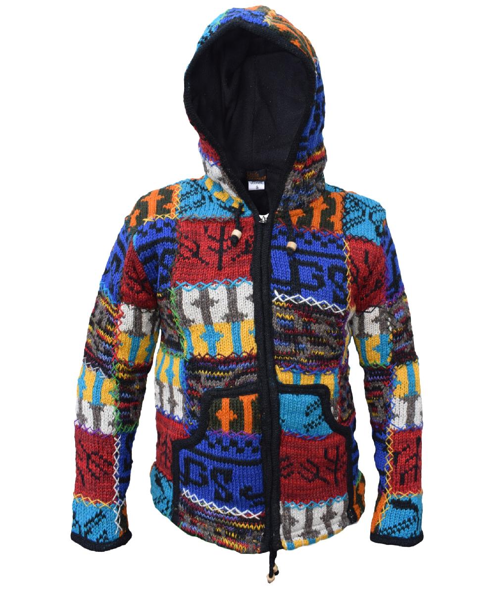 gheri Dark Patch Woolen Jumper Bright Patch