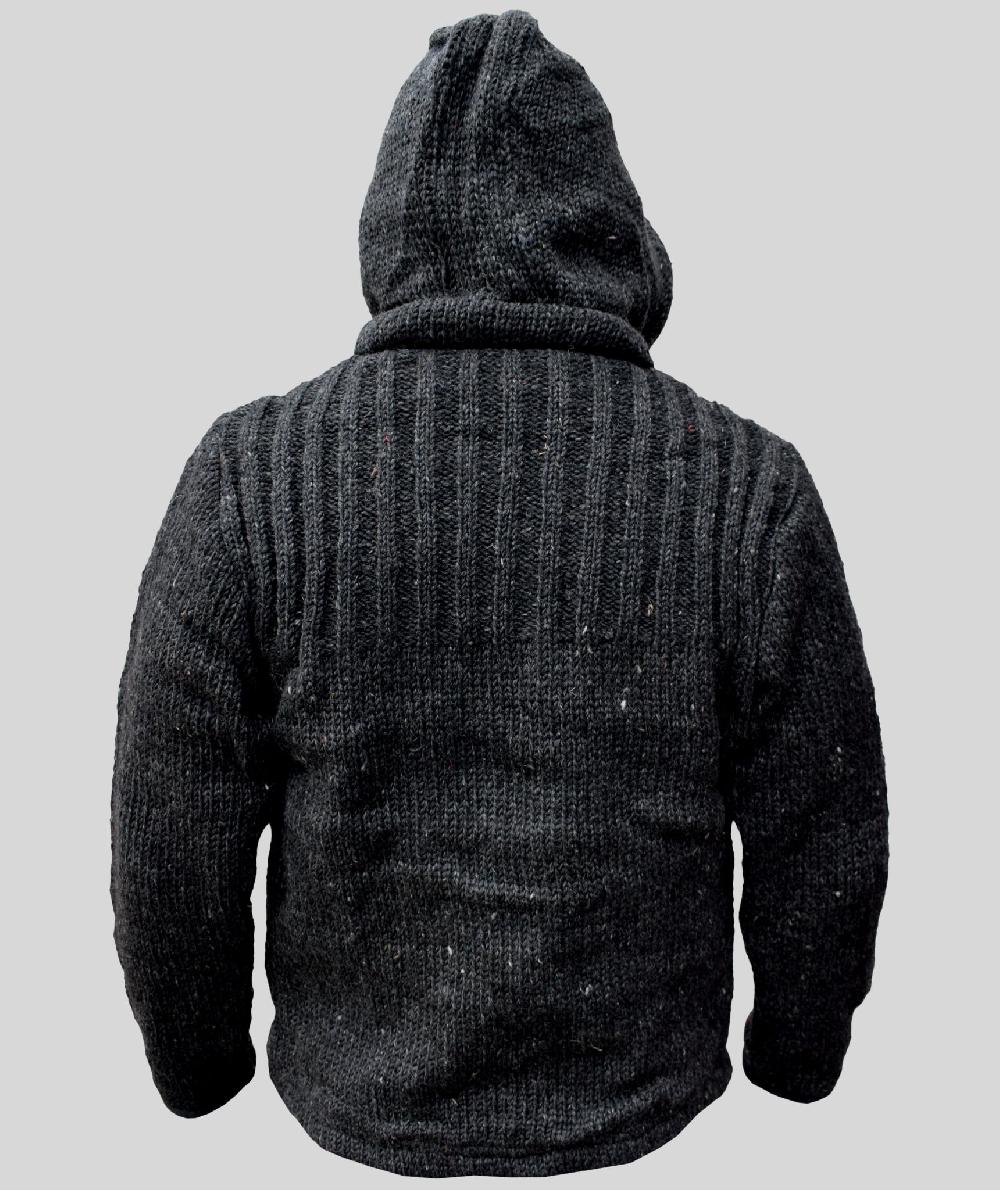 Gheri Decca Woolen Jacket Charcoal