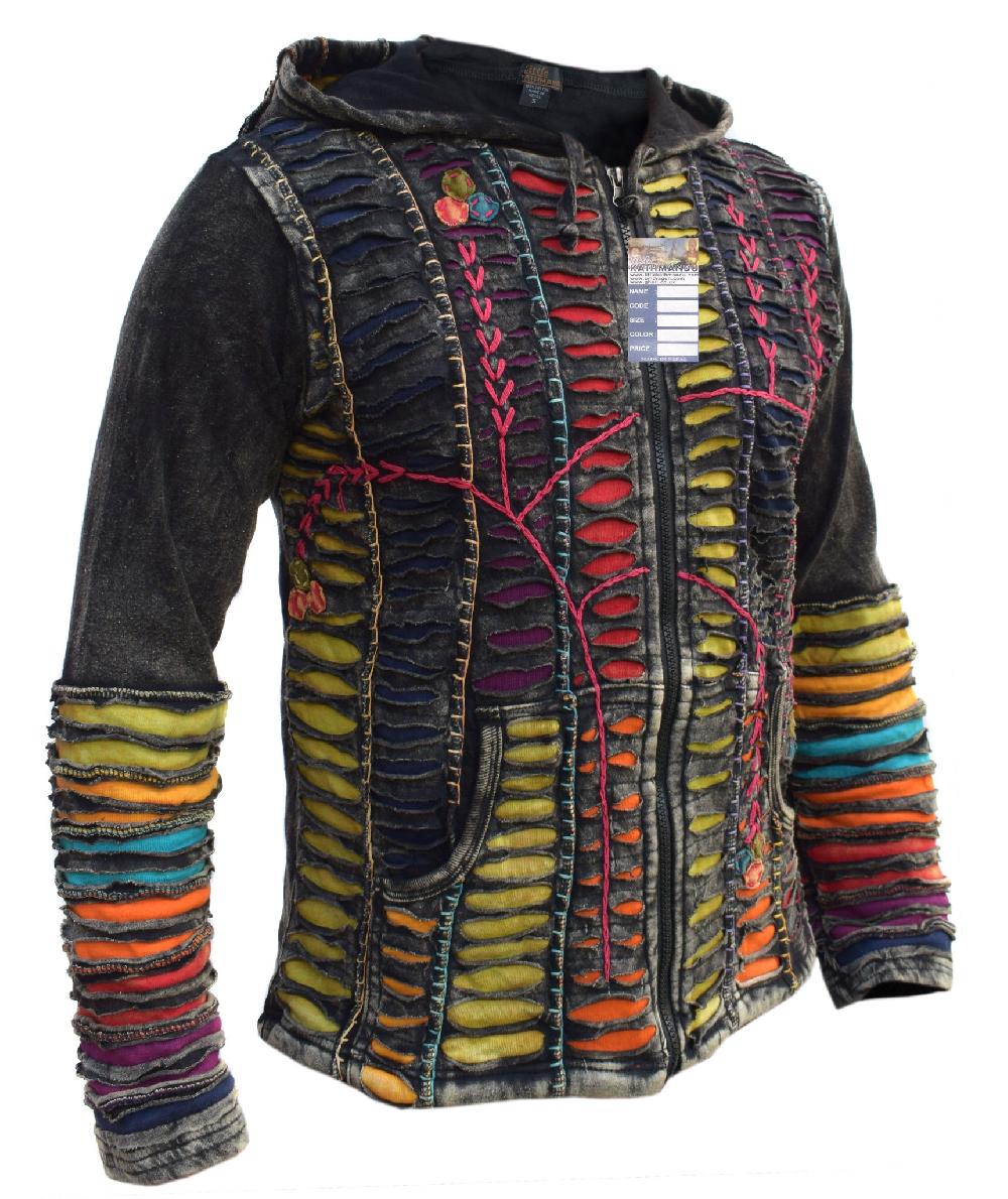 Gheri Dragonfruit Mens Boho Jacket Non Lined