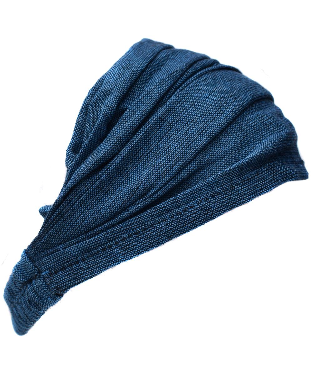 Gheri Elastic Headband Striped Brown