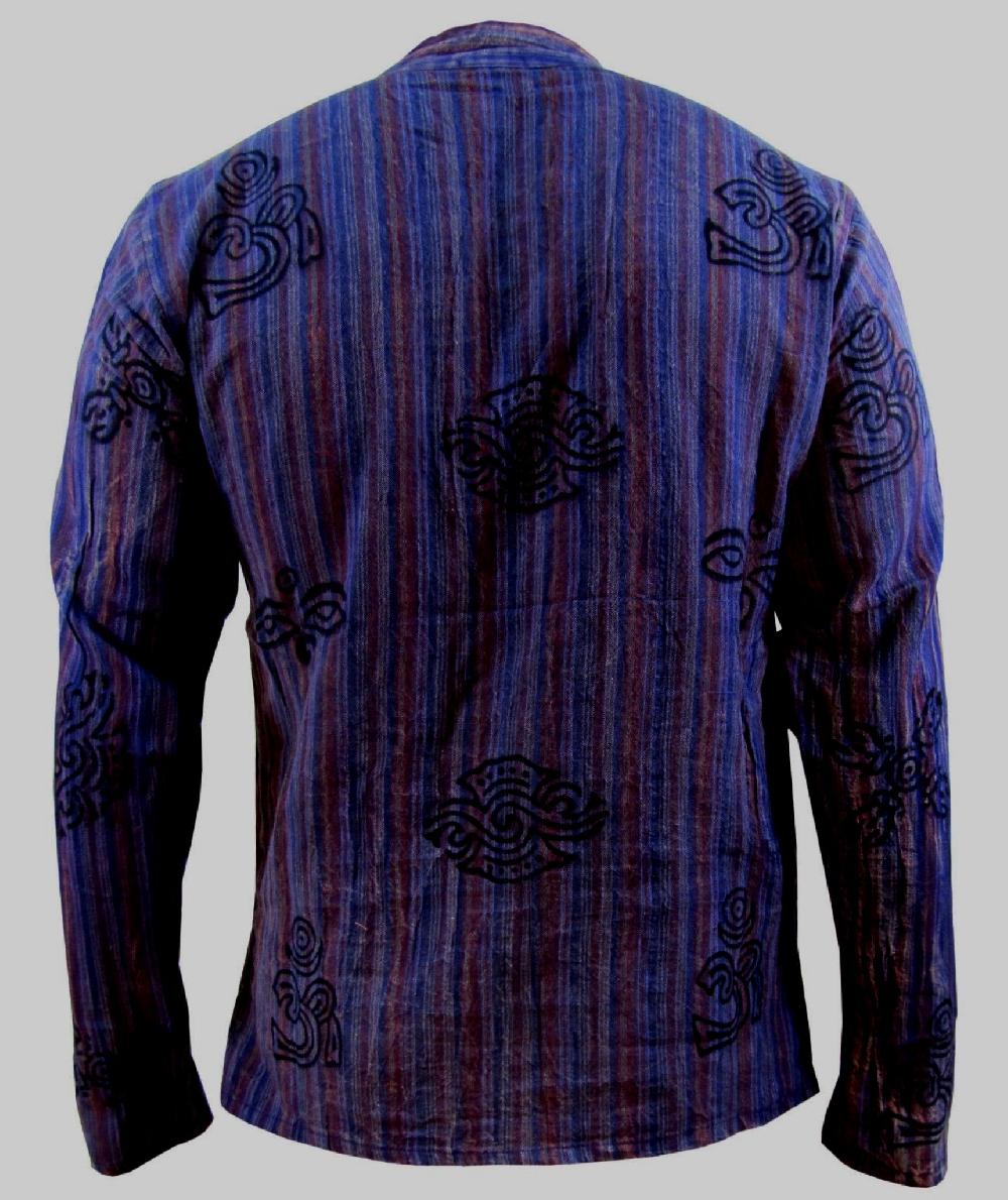 Gheri Gold Stonewashed Grandad Shirt