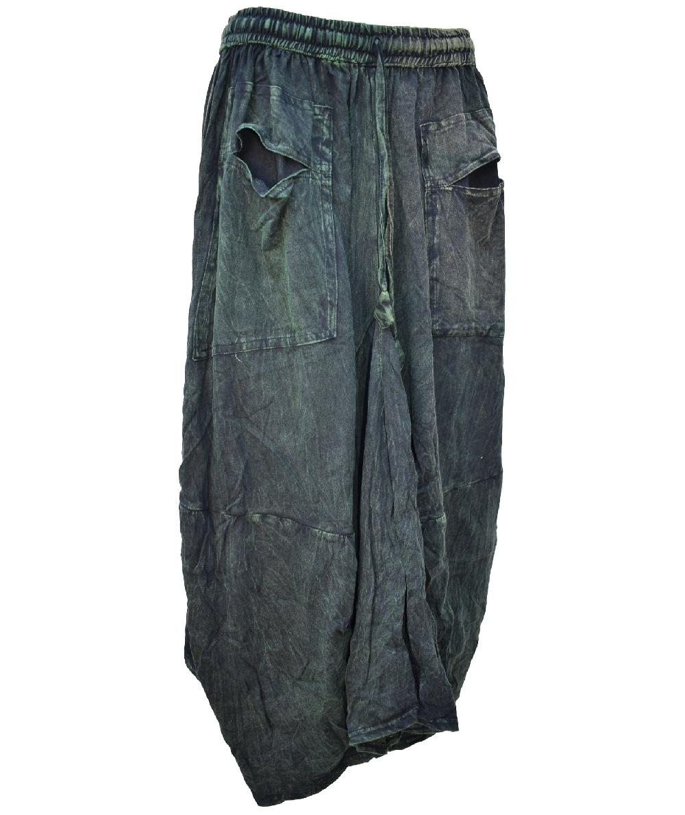 Gheri High Low Cargo Skirt Green