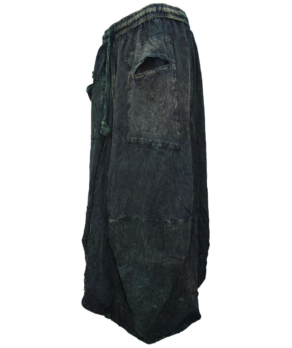 Gheri High Low Cargo Skirt Green