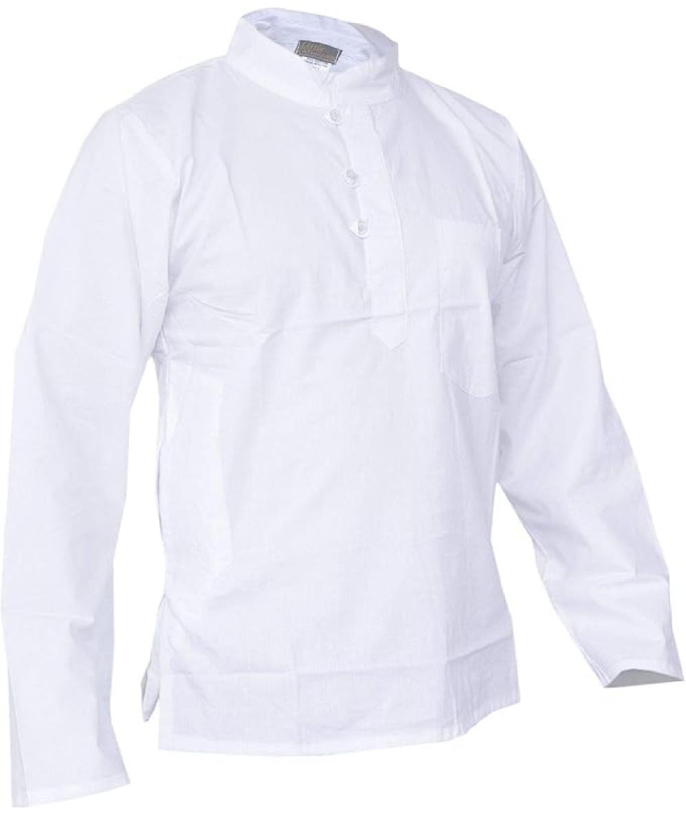 Gheri Ice White Grandad Shirt