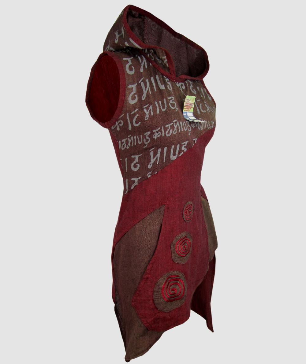 Gheri Kathmandu Dress MAROON