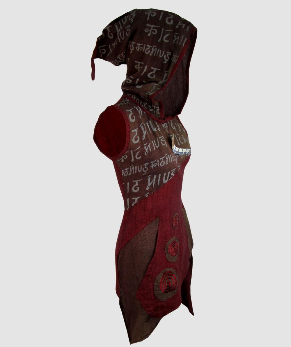 Gheri Kathmandu Dress MAROON