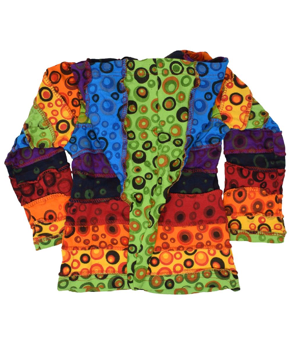 Gheri Kids Rainbow Bubble Print Jacket