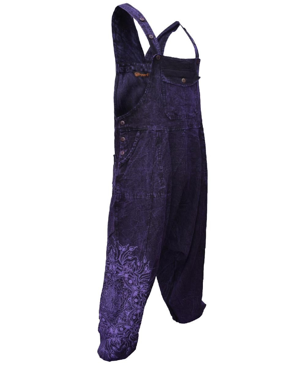 Gheri Mandala Print Dungaree Green