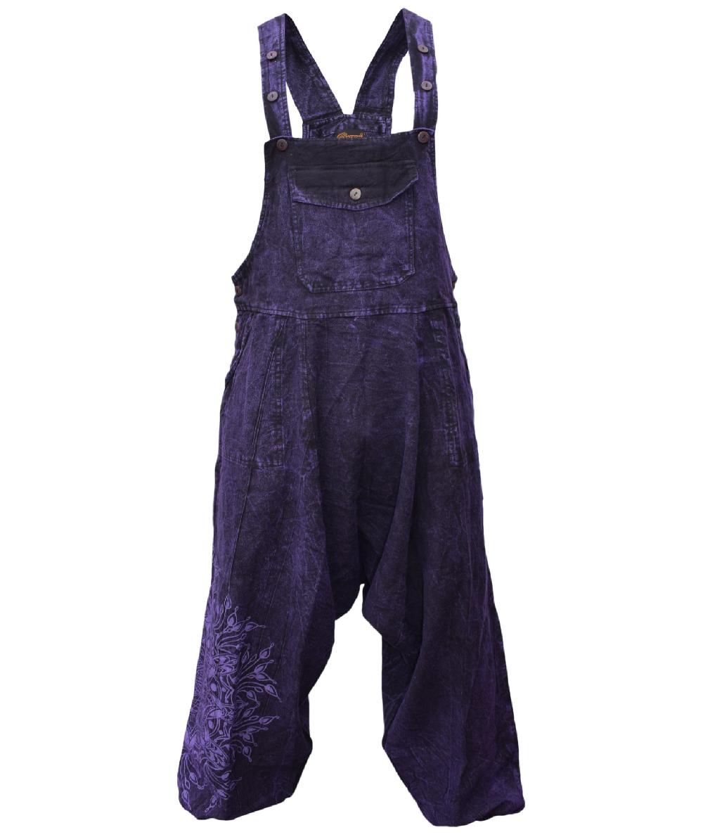 gheri Mandala print Dungaree green