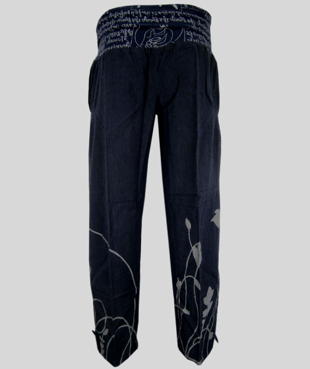 Gheri Mantra Yoga Trouser Black Orange