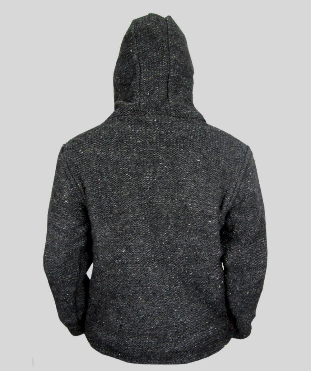 Gheri Maroon Charcoal Kangaroo Jumper