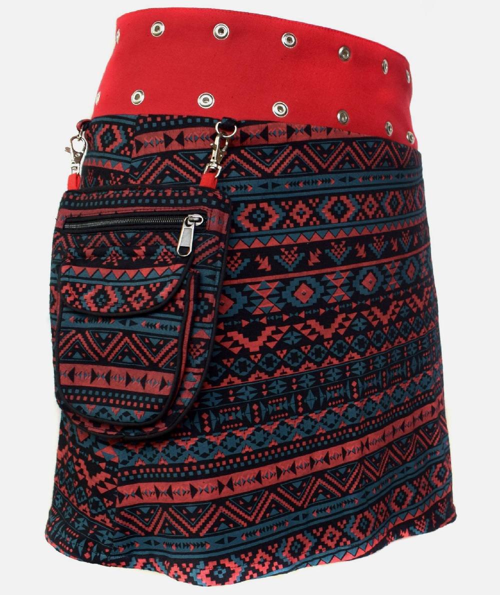 Gheri Medium Popper Skirt Colour A