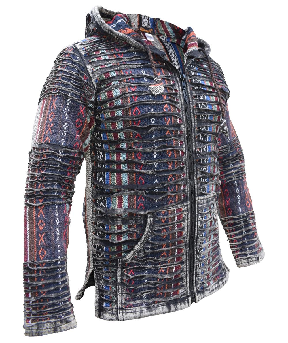 Gheri Mens Razorcut Baja Jacket Multicolor