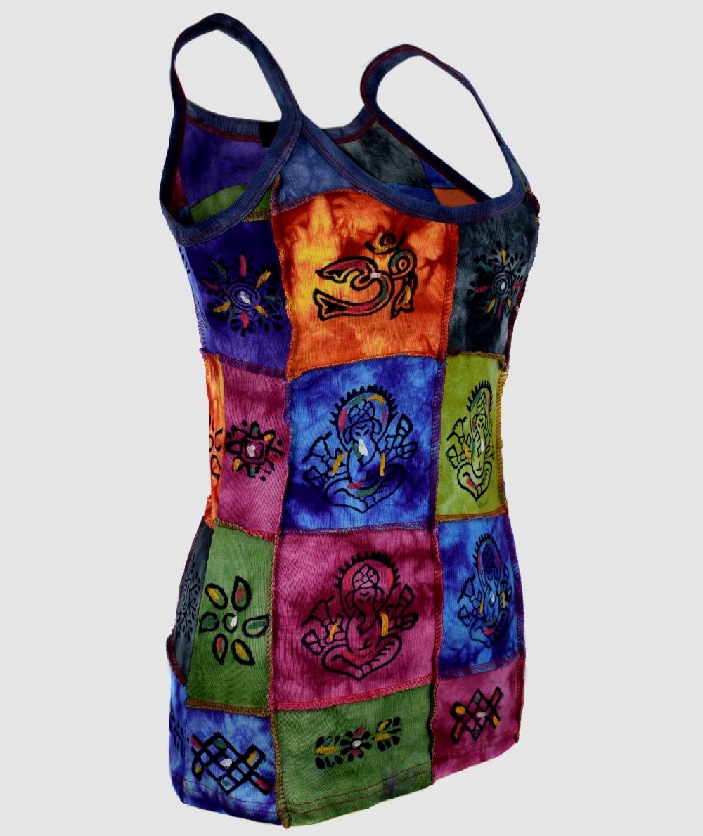 Gheri OM Ganesh Chapa Tank Top