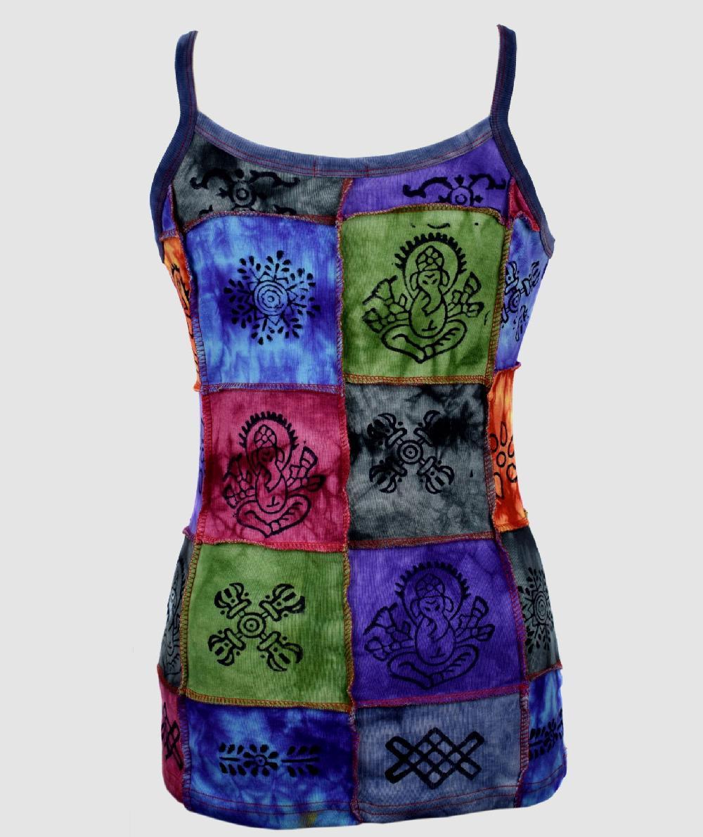 Gheri OM Ganesh Chapa Tank Top