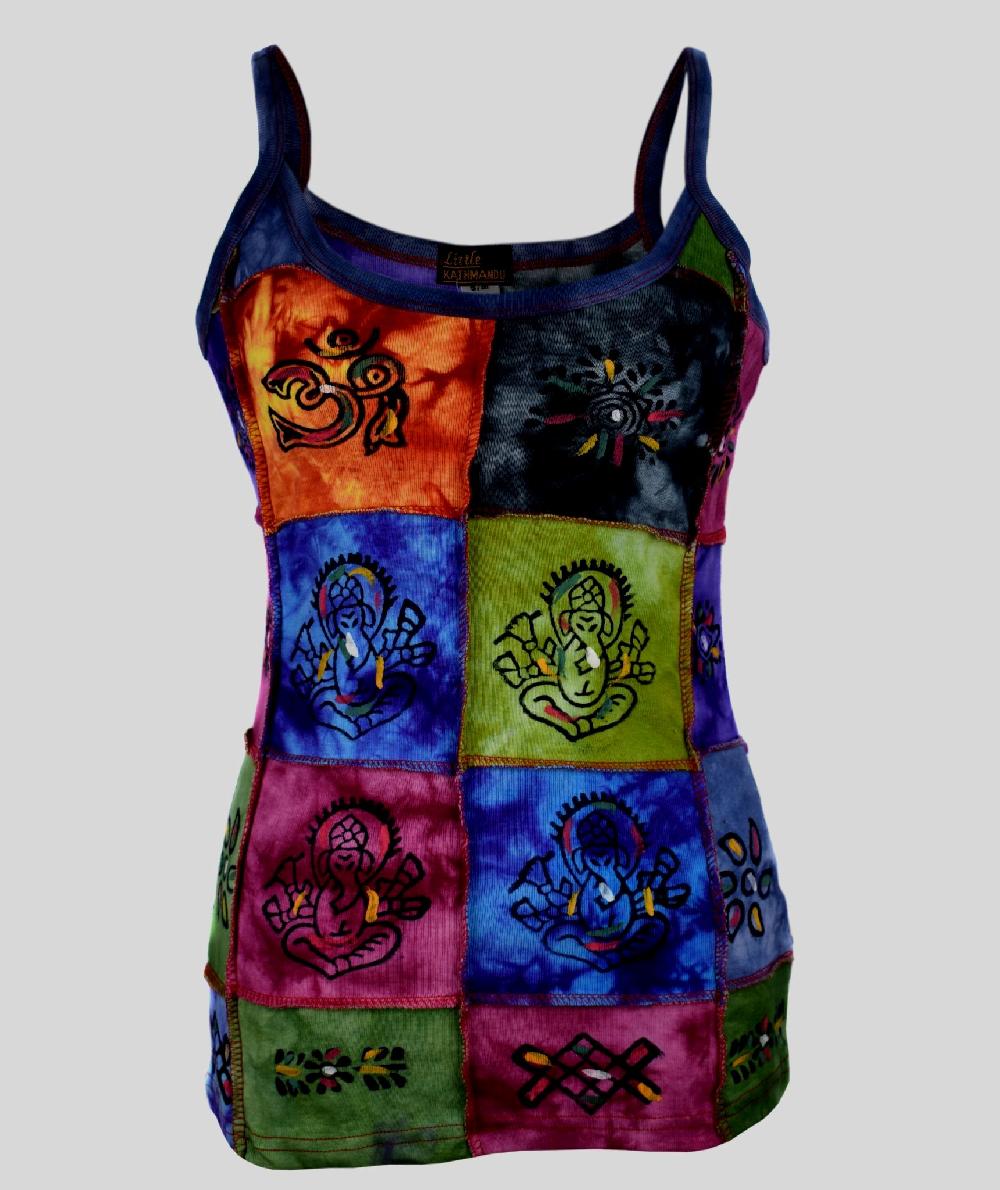 gheri OM Ganesh Chapa Tank Top