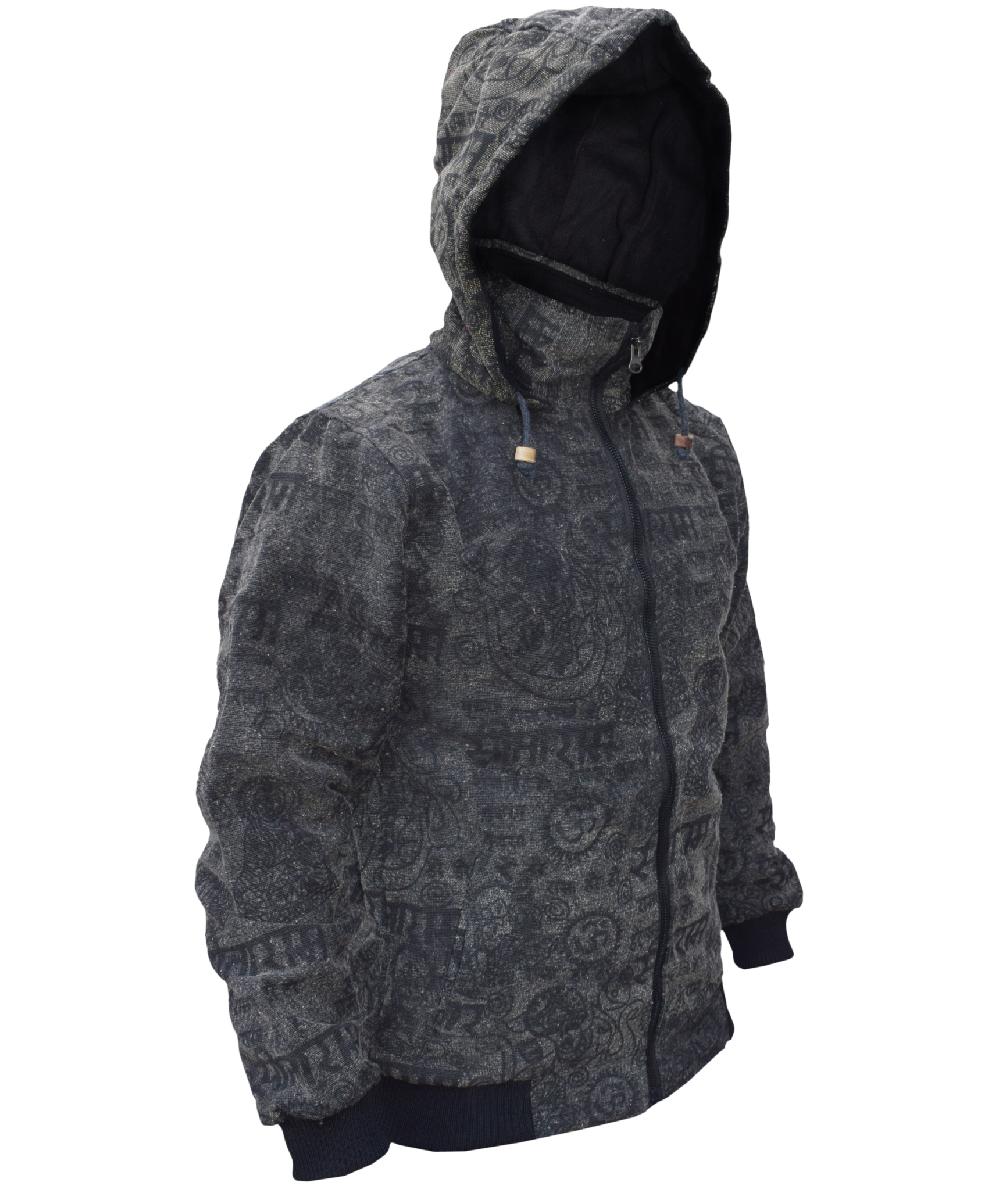 Gheri OM Hare Rama Jacket Brown Rusty