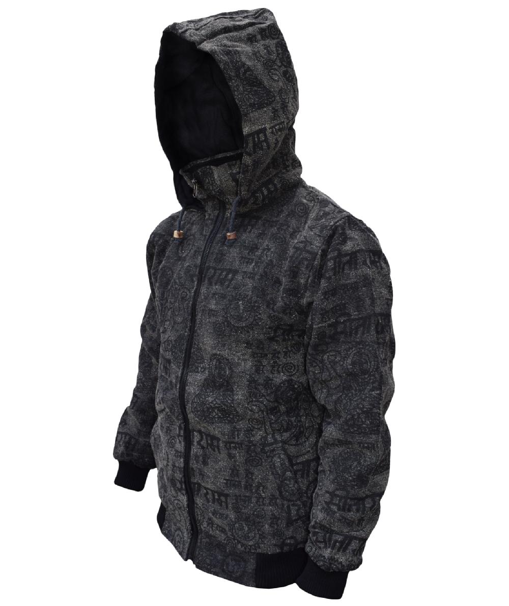 Gheri OM Hare Rama Jacket Brown Rusty