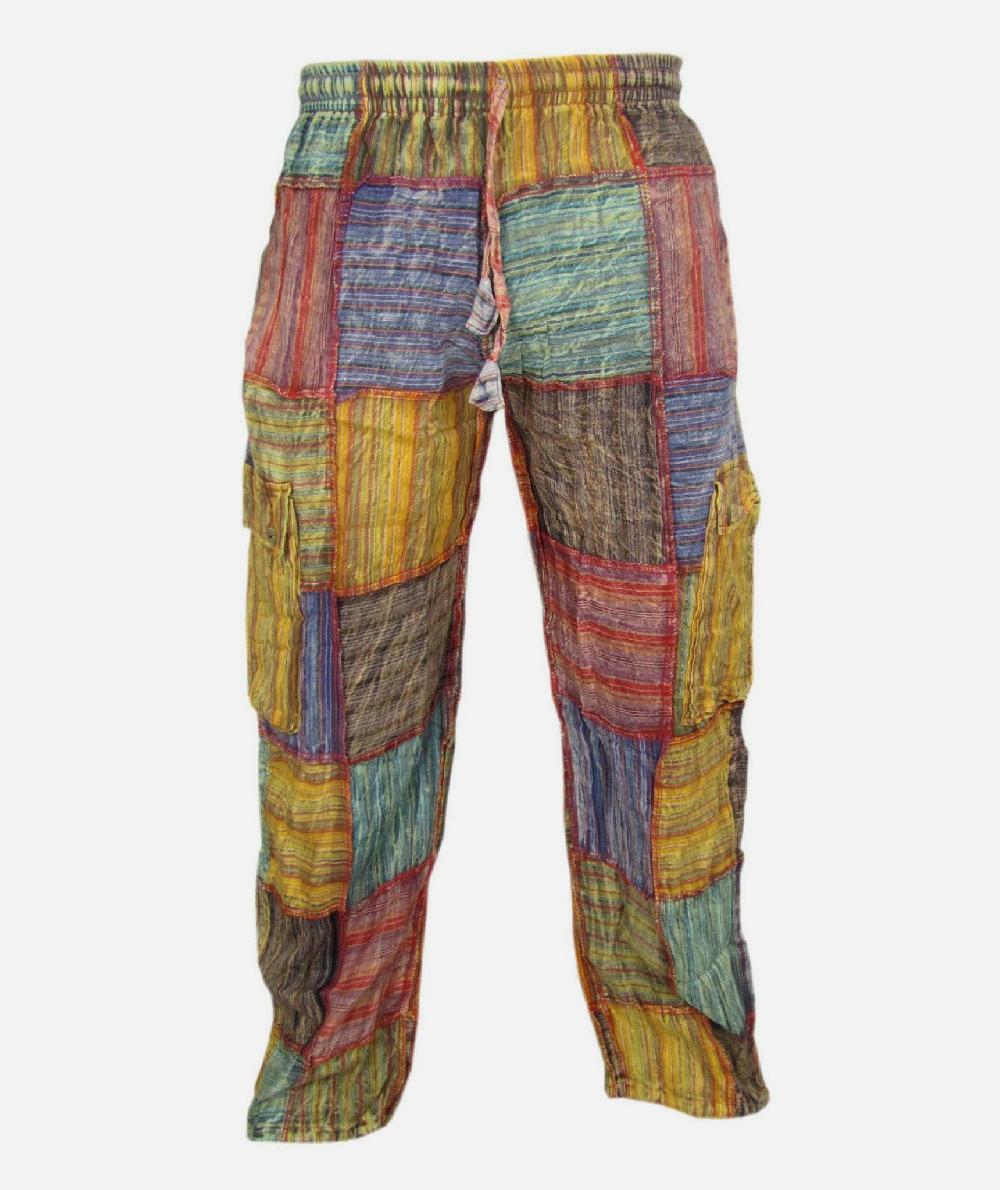 gheri Overlock Patch Stonewashed Trouser