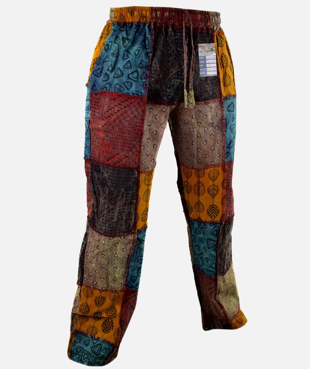Gheri Paisley Patch Straight Trousers